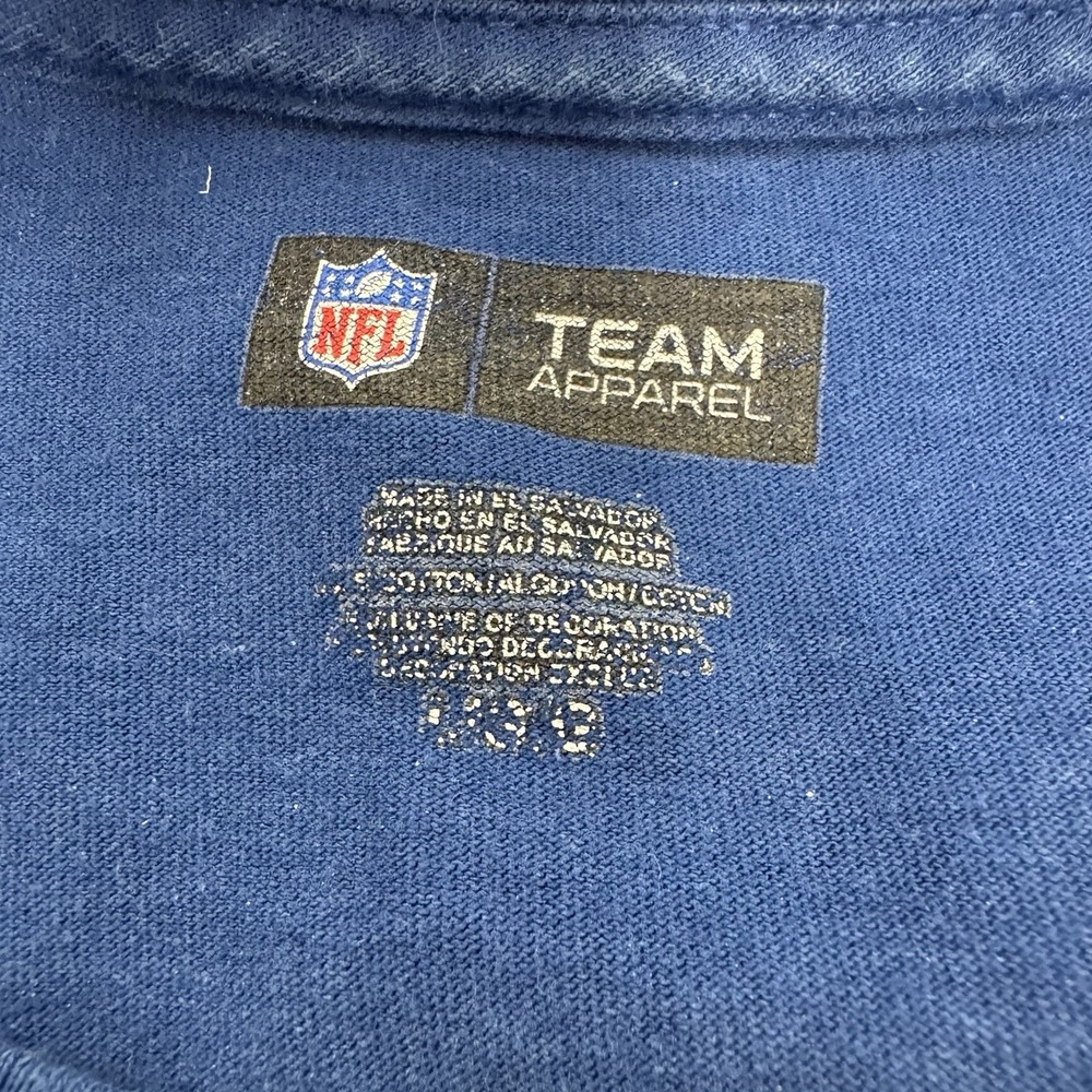 Indianapolis Colts NFL Team Apparel Men's Large Blue Football T-Shirt - Picture 2 of 4